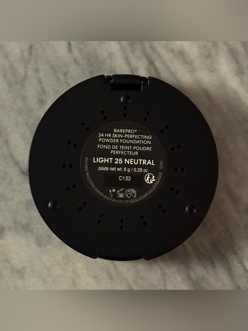 Talc-Free BareMinerals Barepro 24H Skin Perfecting Matte Powder Light 25 Neutral - Picture 6 of 7